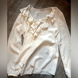 Emilio Pucci Silk Ruffle Blouse